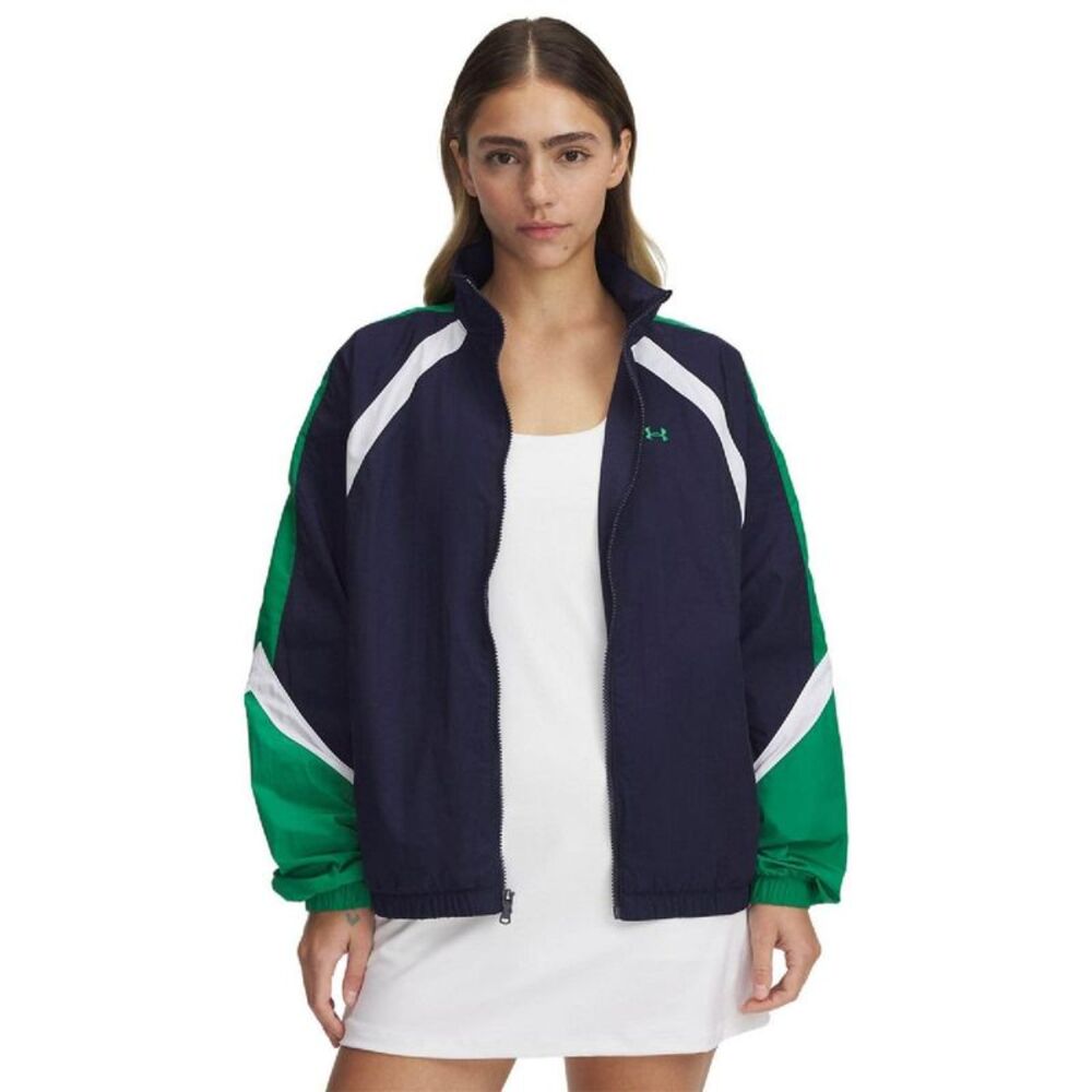 Under Armour Womens/Ladies Icon Crinkle Track Jacket / Blue